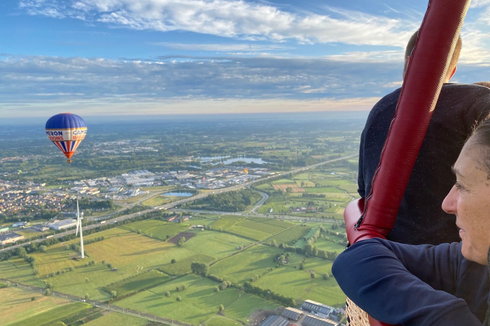 Ballonvaart Gent uitzicht genieten
